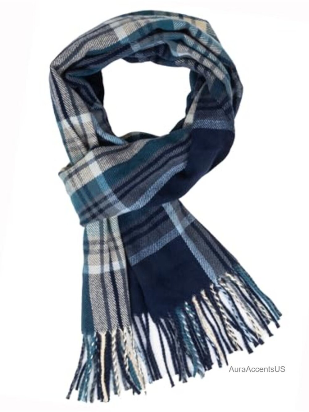 Unisex Classic Tartan Plaid Winter Scarf Warm Soft Wrap Shawl for Men & Women